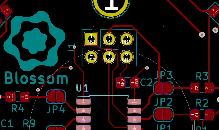 Courtyard intersecting with pinheader