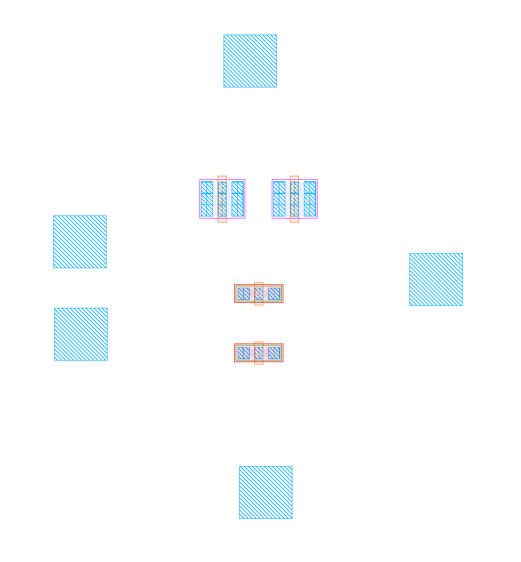 Layout Transistors and Pads